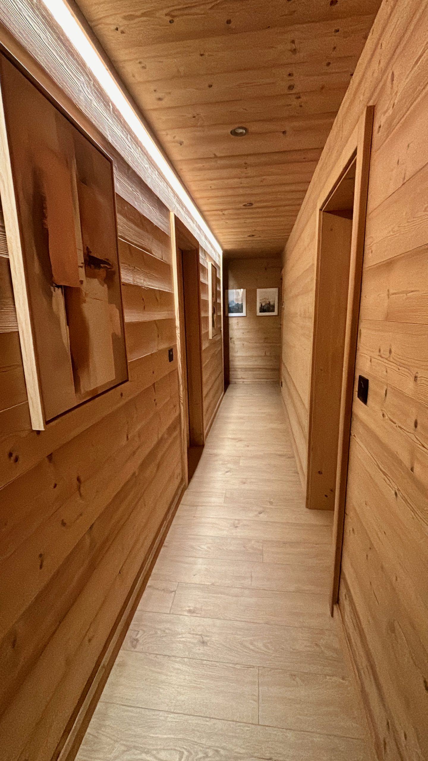 Corridor in a chalet