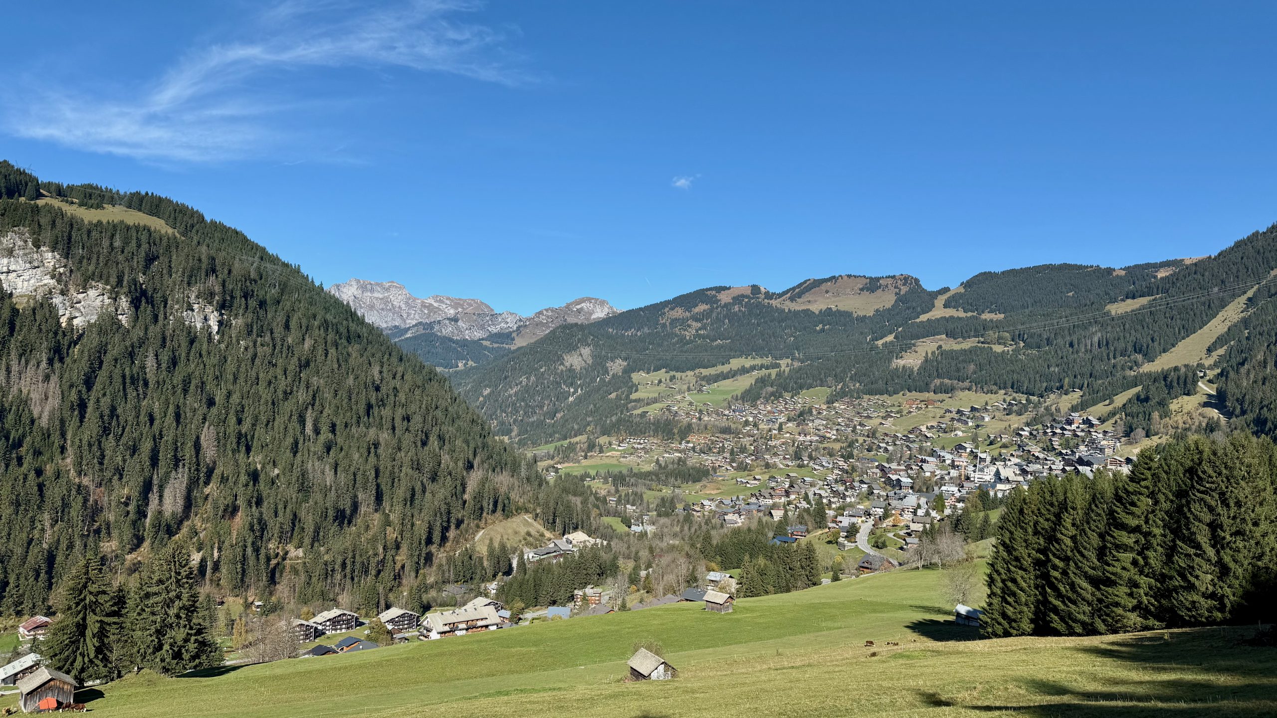 A view of Chatel