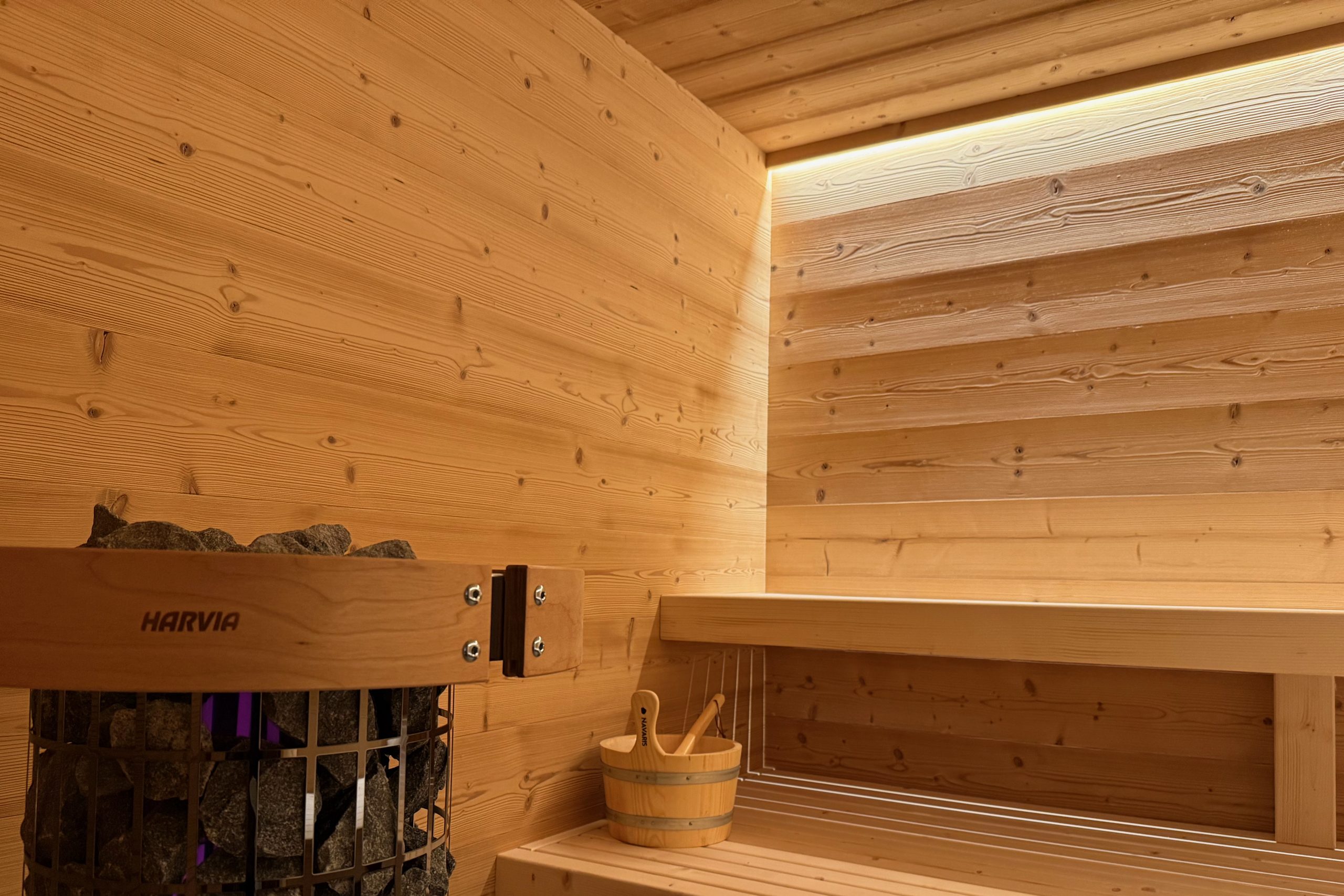 Sauna in a chalet